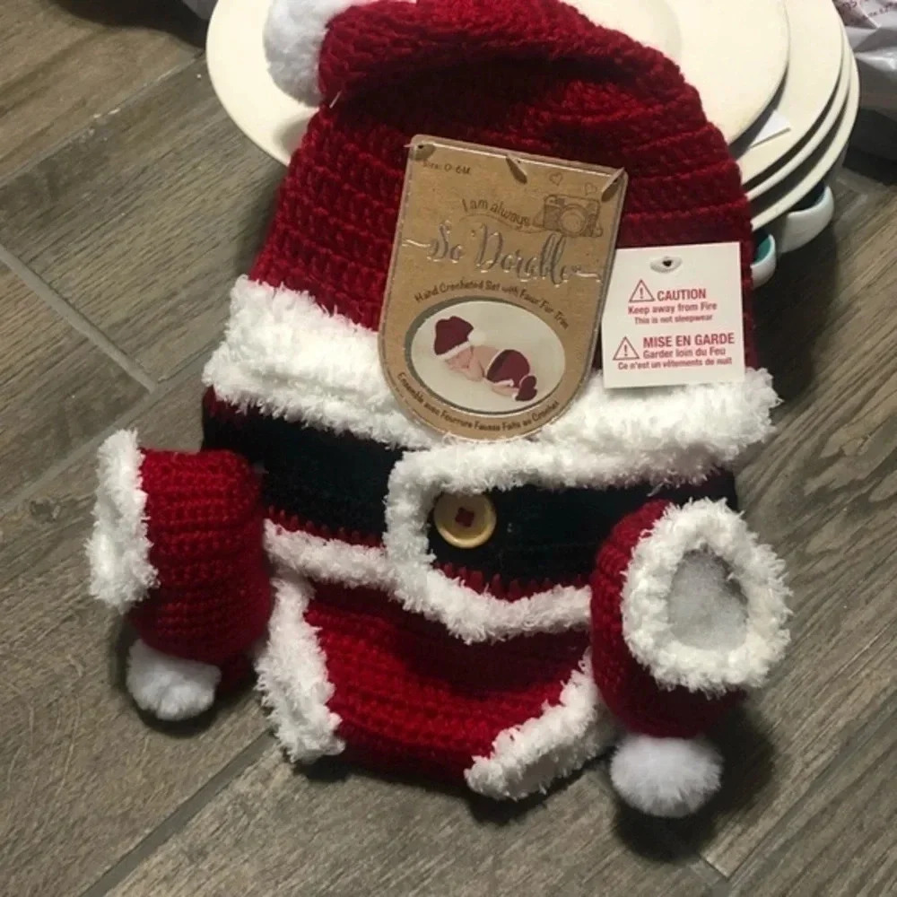 NWT Baby’s first Christmas- outfits for pictures
